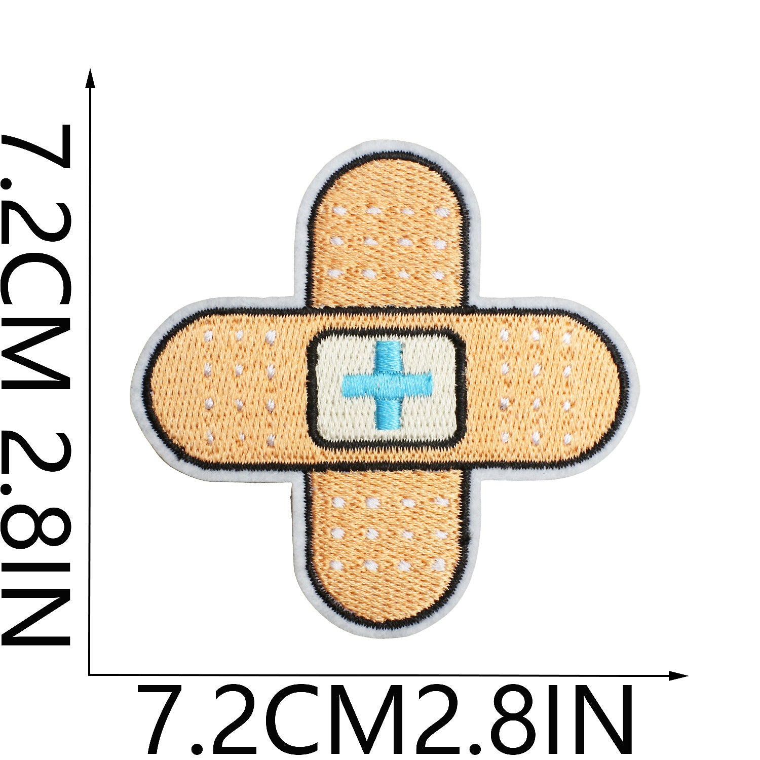 Wholesale Cartoon human organ embroidery patch medical equipment patch
