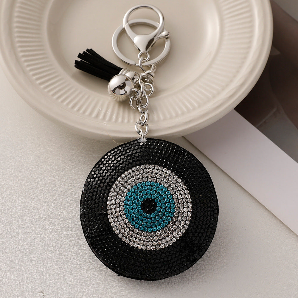 Wholesale Hot Diamond Devil's Eye Keychain