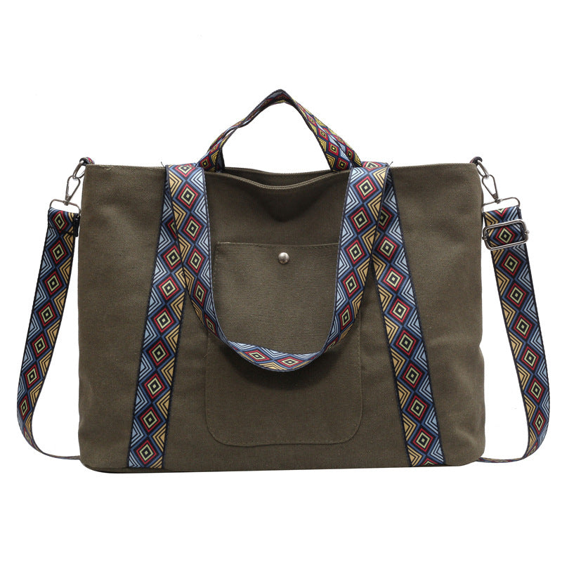 Wholesale Large Capacity Messenger Bag Canvas Bag