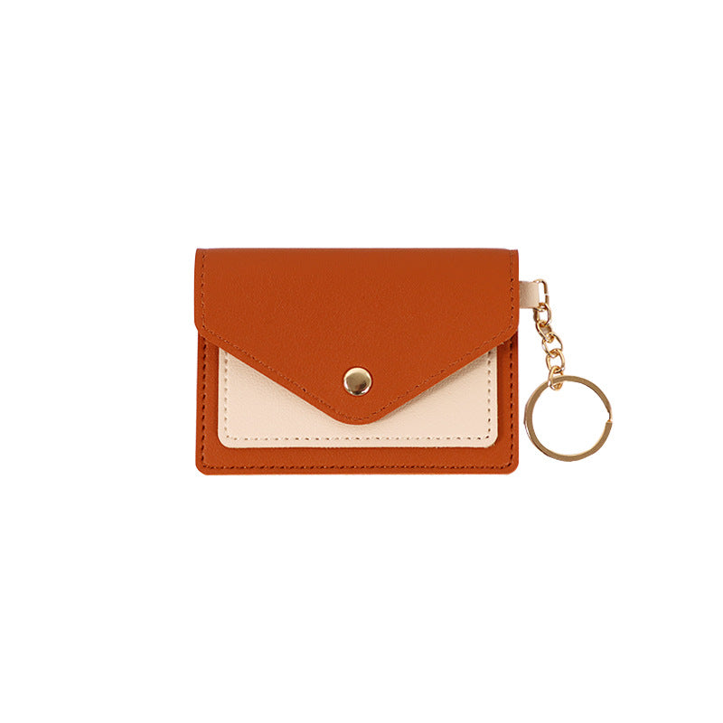 Wholesale Leather coin purse card holder multifunctional storage bag