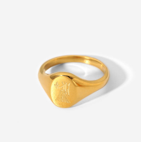 Anillo de medallón para hombres de acero inoxidable de acero inoxidable al por mayor