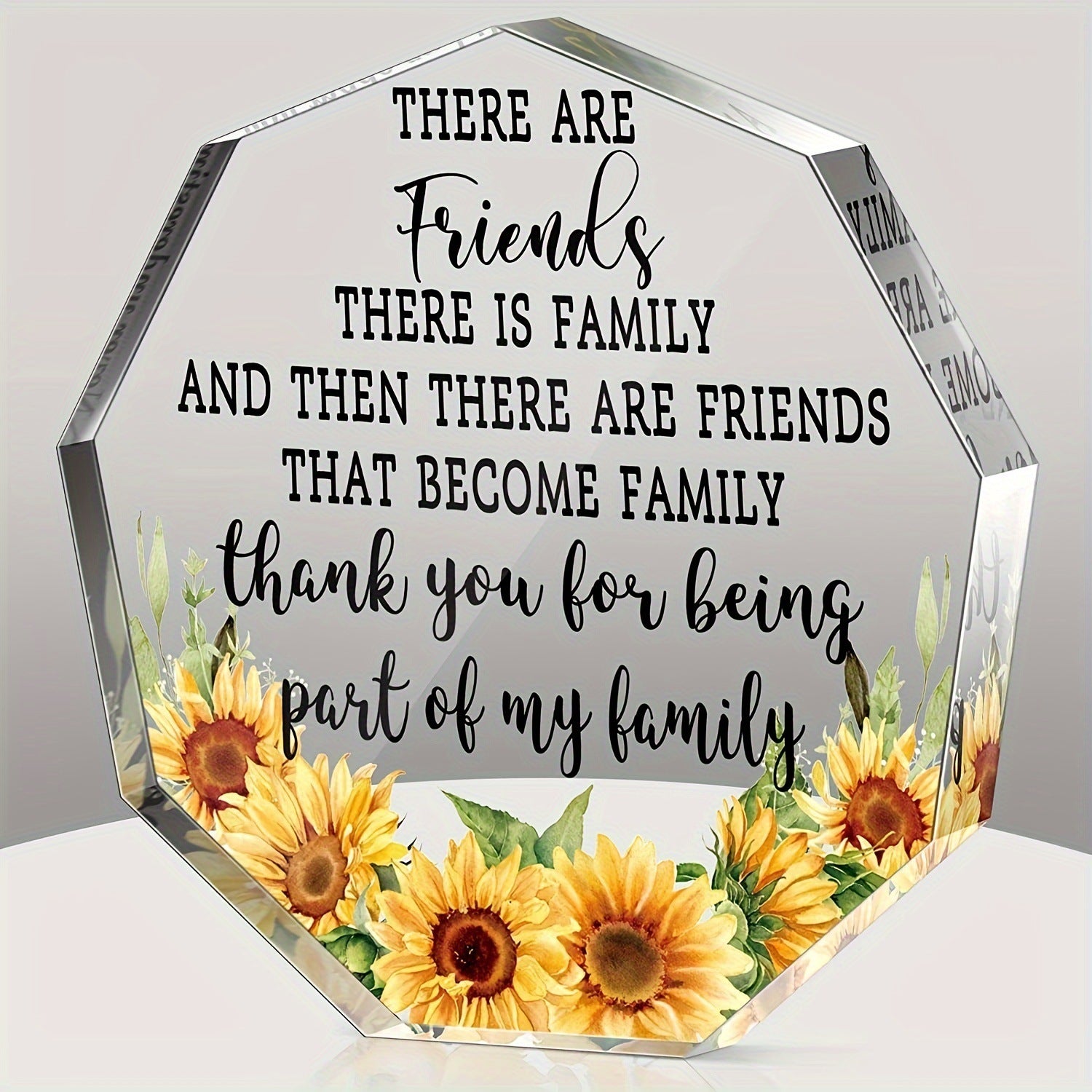 Wholesale Mother's Day Polygonal Acrylic Ornaments