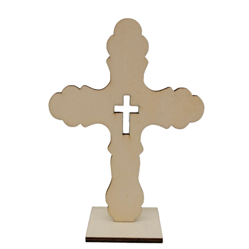 Wholesale of Wooden Cross Ornaments