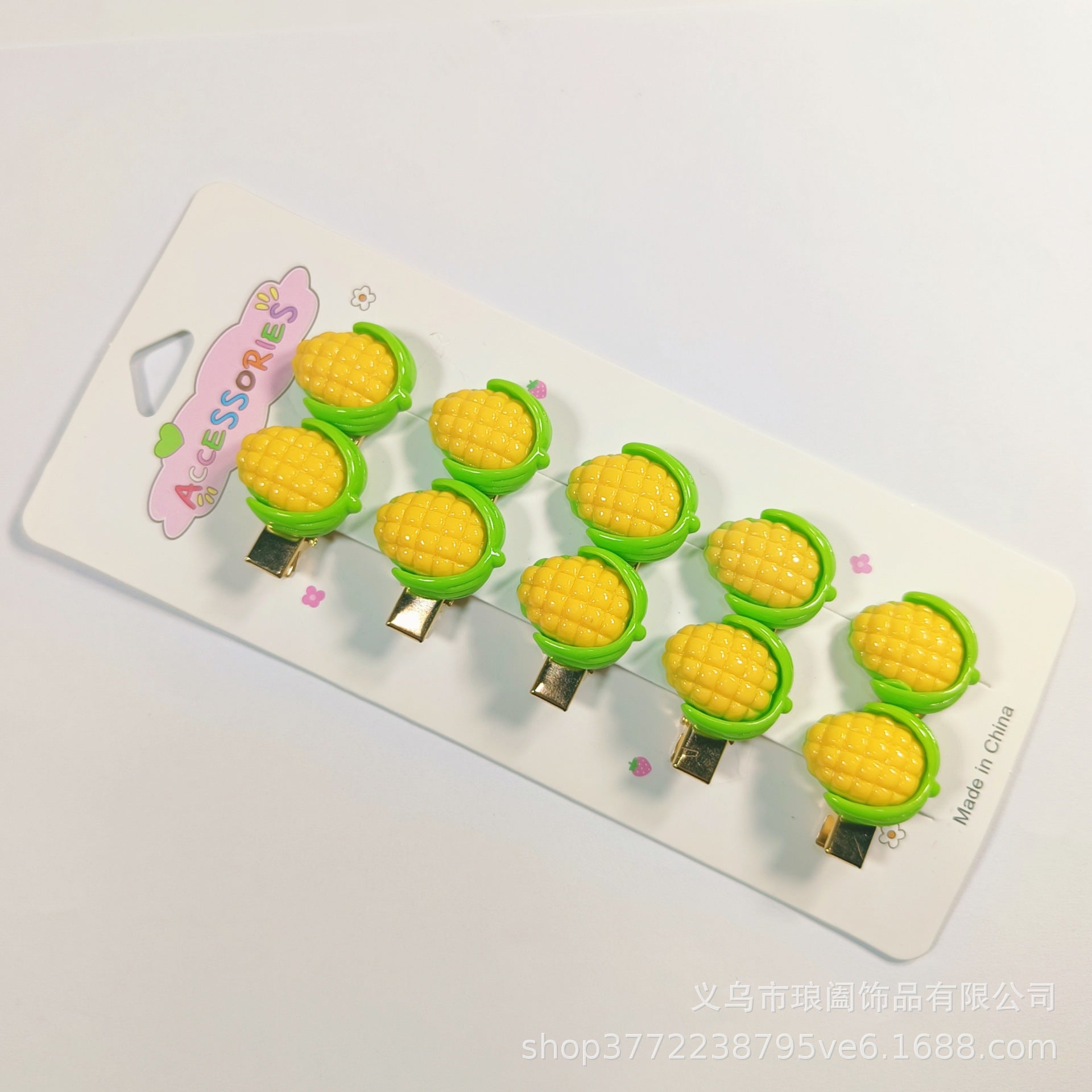 Wholesale Cute Imitation Food Play Fun Funny Hairpin