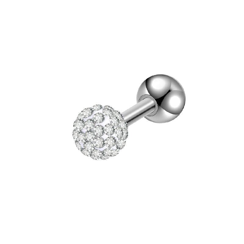 Wholesale Multi Drill Ball Titanium Steel Replacement Nails Earrings