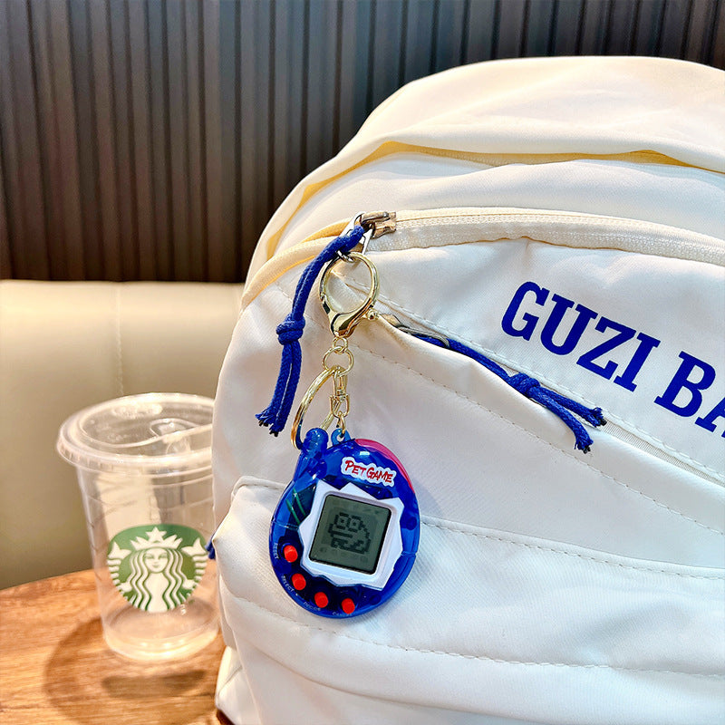 Wholesale Electronic virtual pet cultivation game console creative keychain