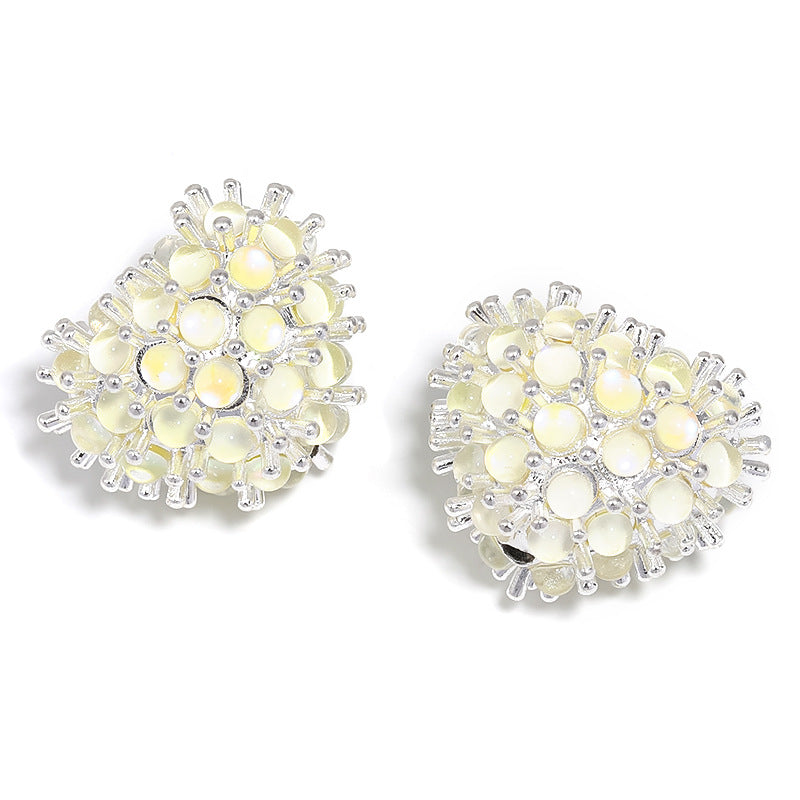 Wholesale 5pcs Heavy Worker Fish Beads Love Alloy Peach Heart Vertical Hole Beads DIY Accessories