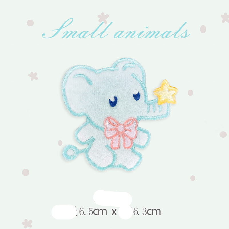 Wholesale Self-adhesive patch patch cute cartoon embroidery