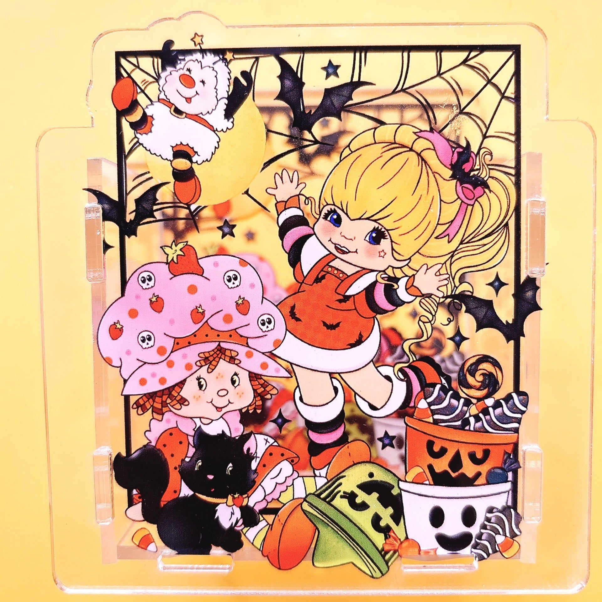 Wholesale 10cm acrylic pen holder pen box stationery storage