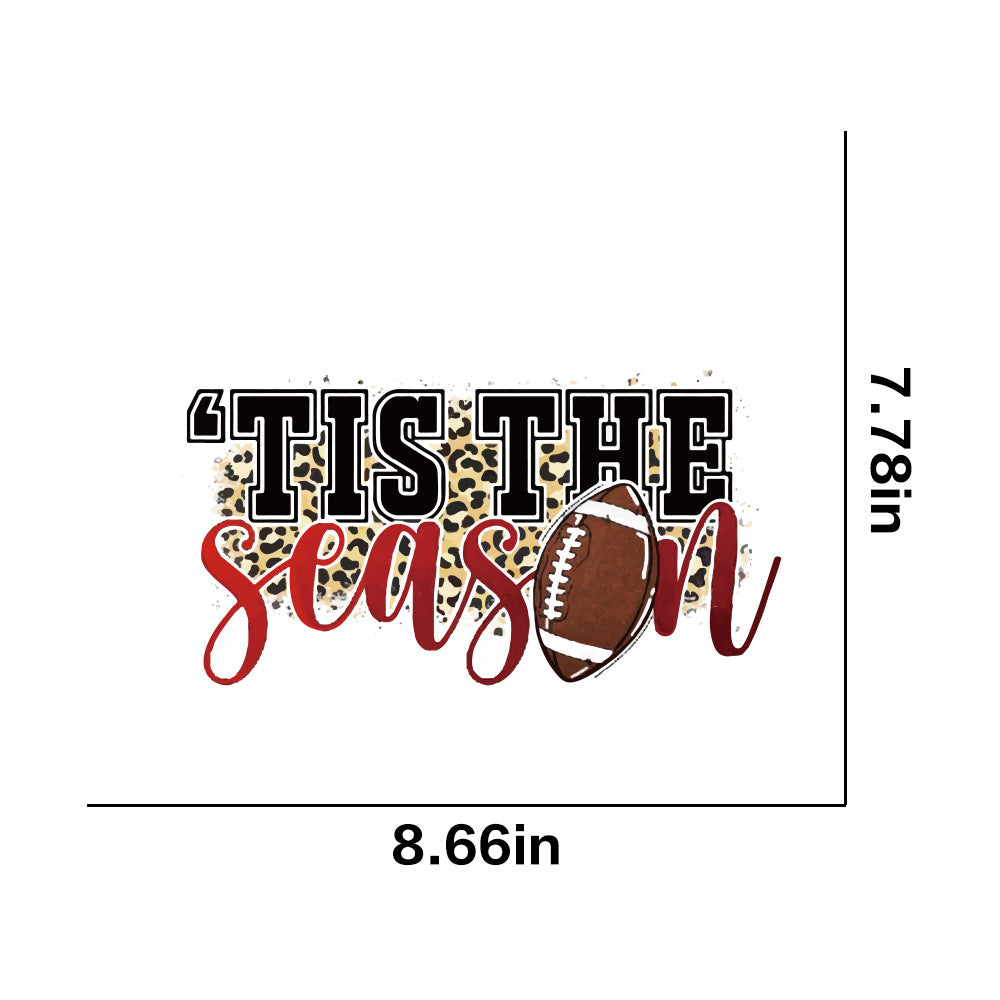 Wholesale 10pcs/pack DIY Printing Pattern Thermal Transfer White Ink Stamping Stickers in stock