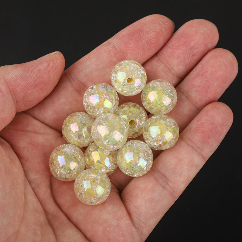 Wholesale 100PCS Acrylic Diy Round Beads