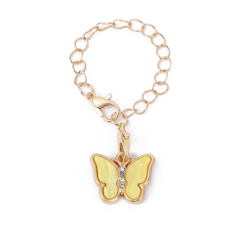 Wholesale Cute Butterfly Chain with Lobster Clasp Pendant Cup Accessories