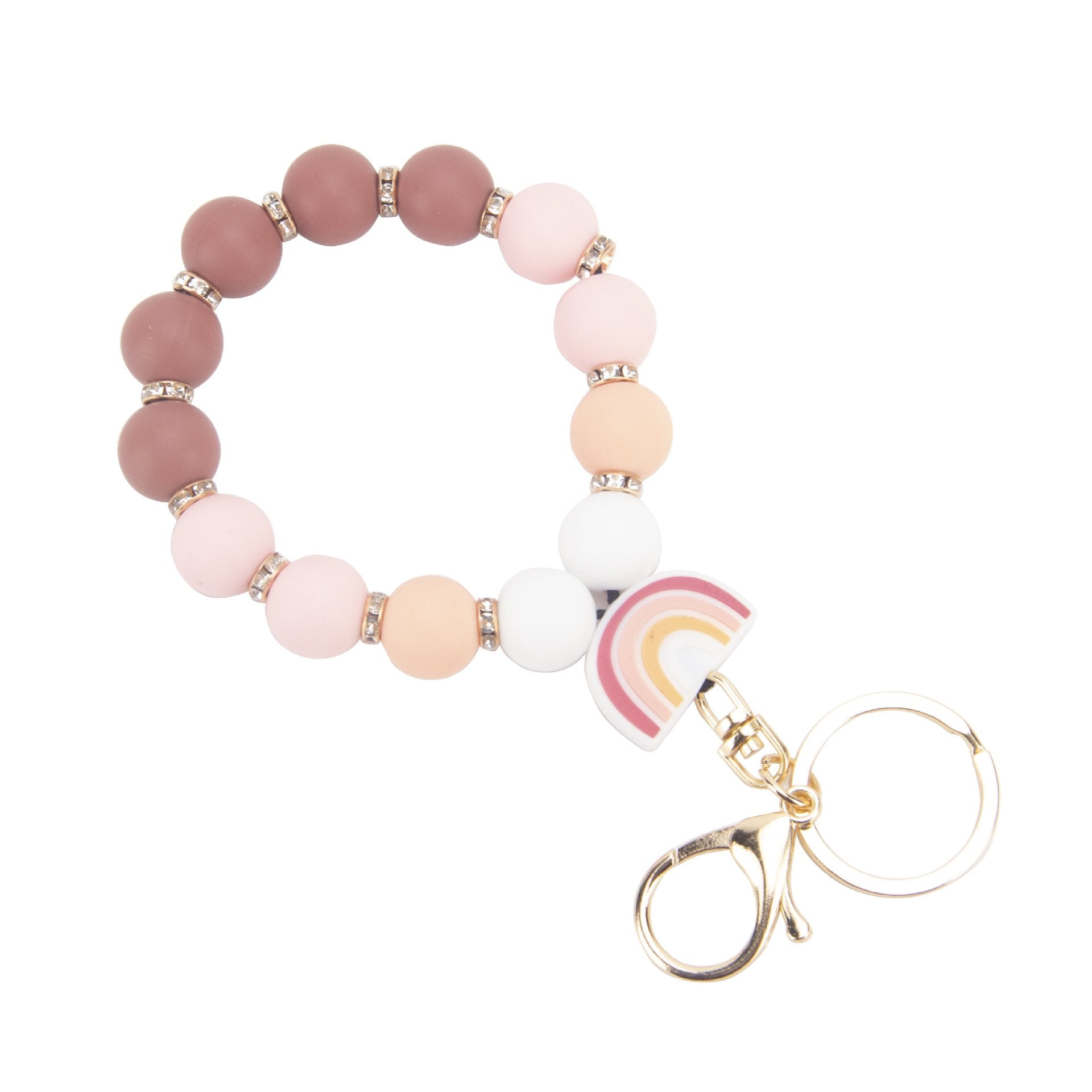 Wholesale Cartoon Silicone Beads Bull Head Western Style Wrist Keychain