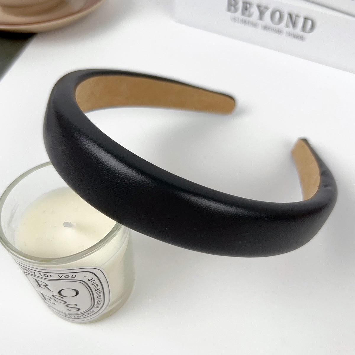 Wholesale Solid Color Wide-brimmed Sponge High Cranial Headband