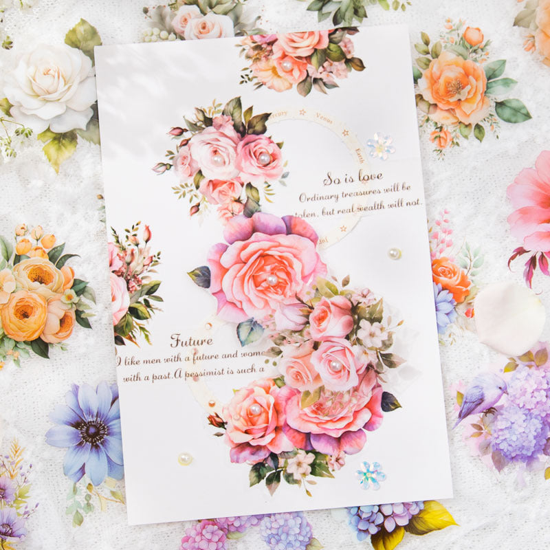 Wholesale Meets Flower Sea Plant Material Decoration Collage