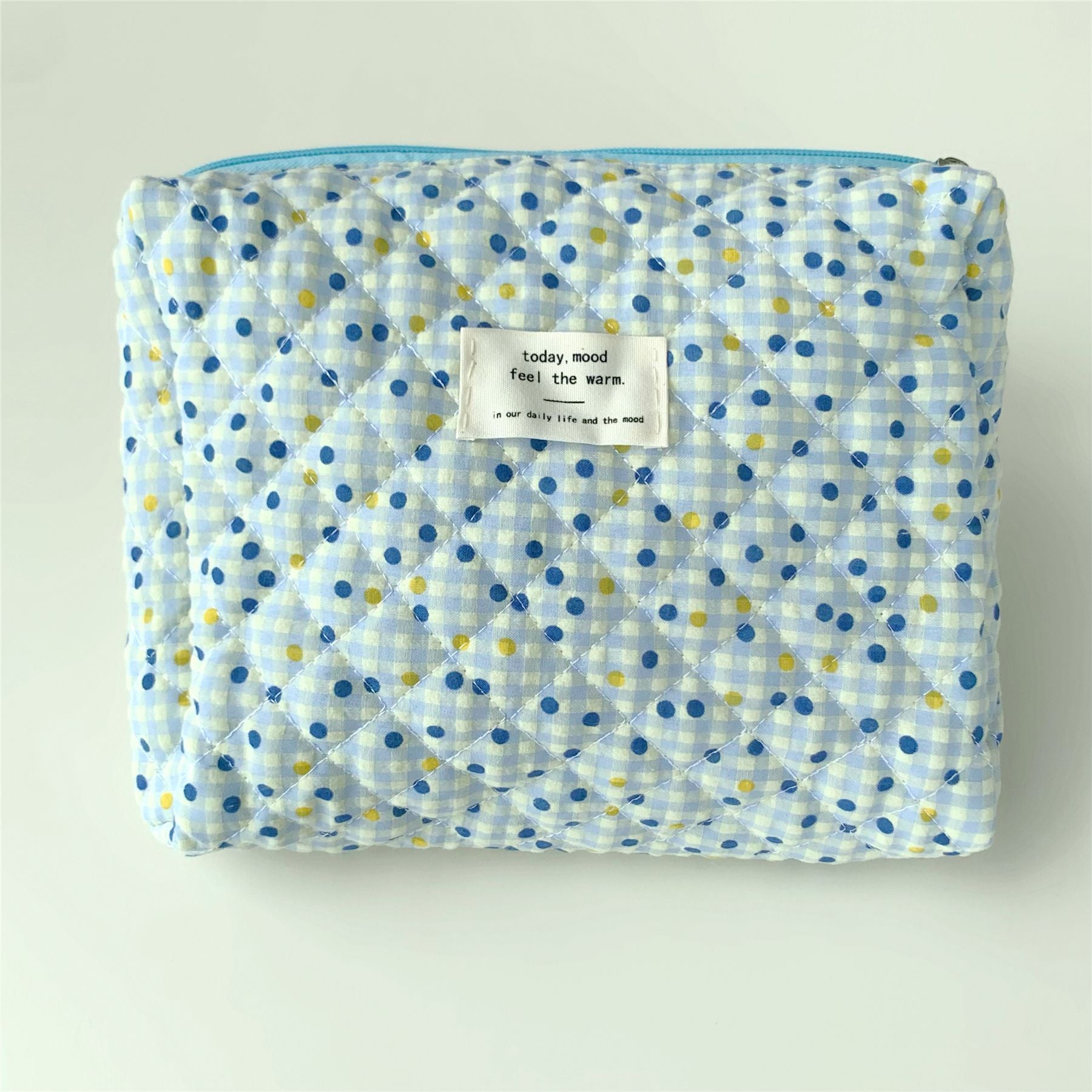 Wholesale Floral Quilted Cotton Storage Bag Cosmetic Bag Liner