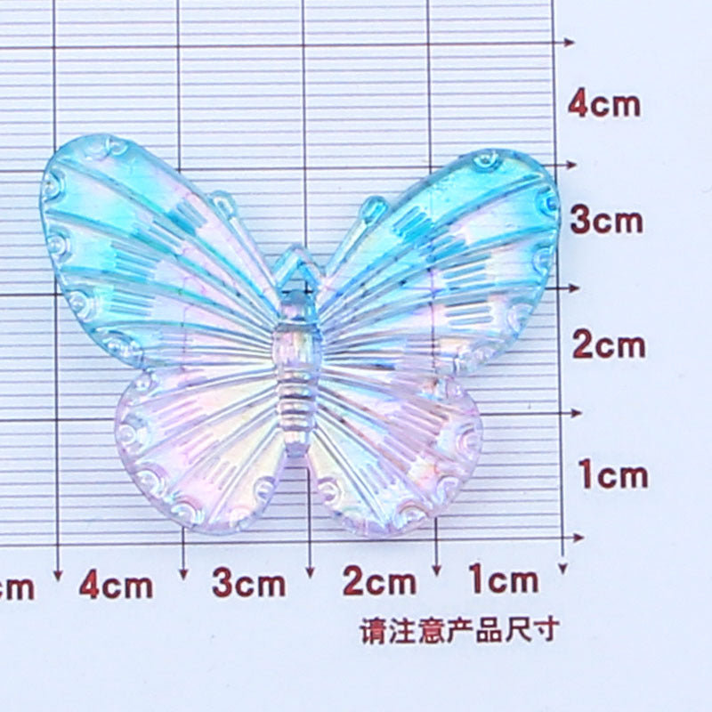 Wholesale Laser Butterfly Resin Cream Glue Phone Case