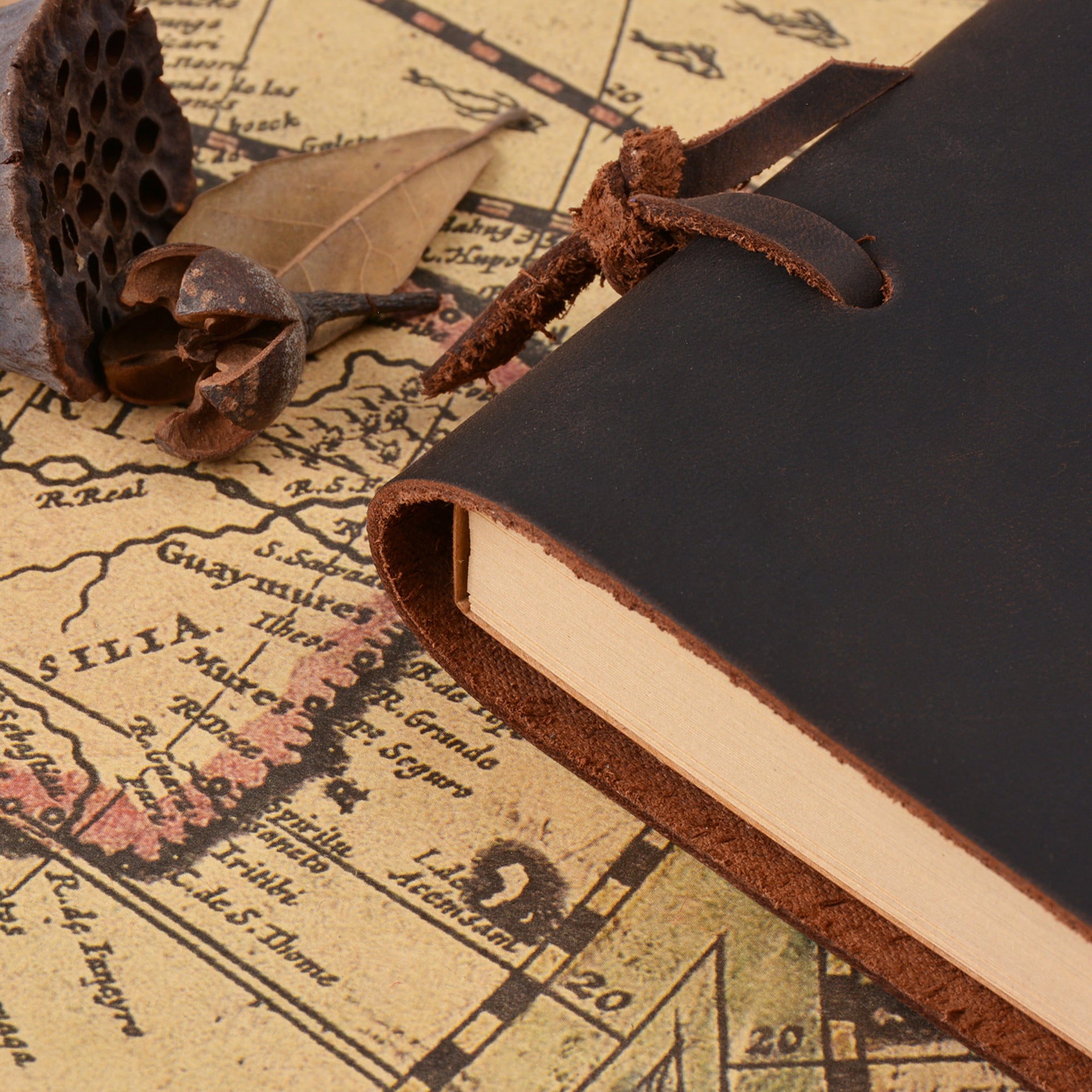 Wholesale Vintage Handmade Cowhide Leather Notepad