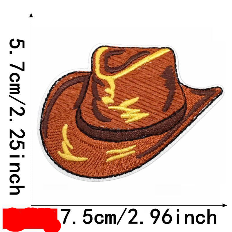 Wholesale Western Cowboy embroidery clothing patch