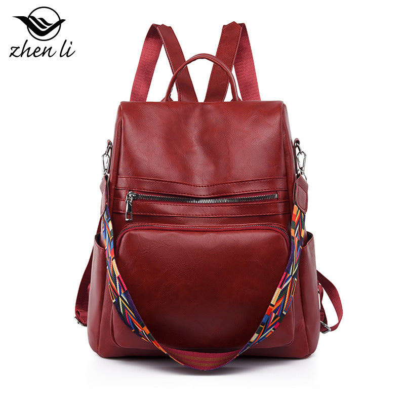 Wholesale High-end Fashion Large Capacity PU Women's Tote Backpack