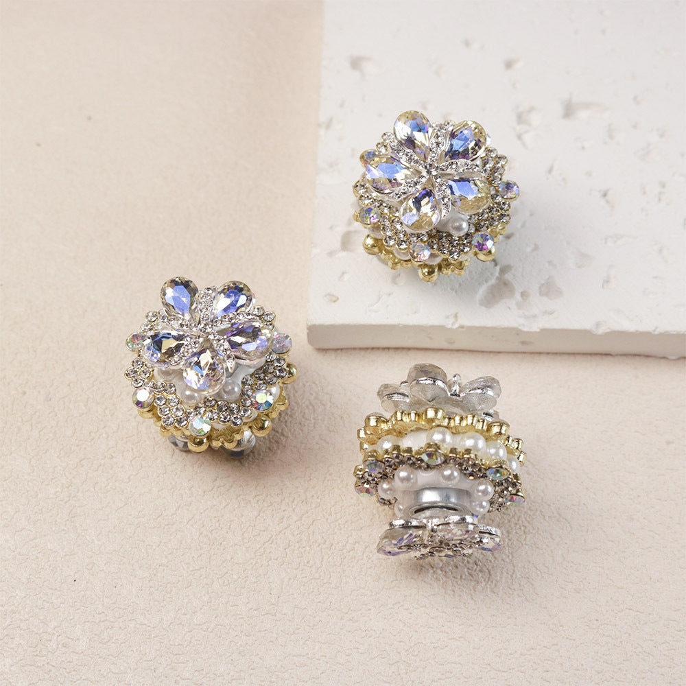 Wholesale Double Turn Crystal Windmill Heavy Industry Nepal Beads Can Be Worn Pen Loose Beads