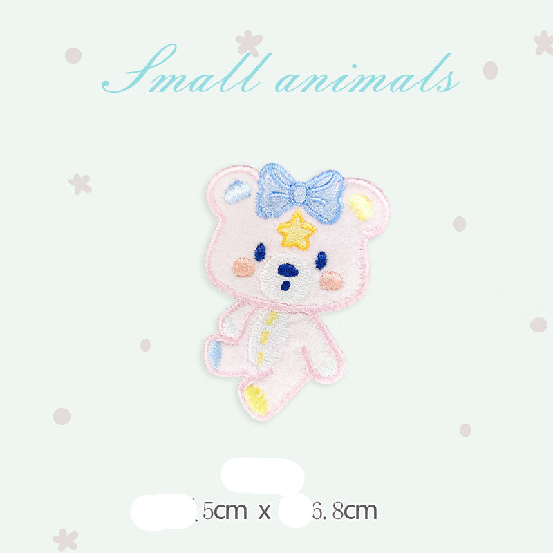 Wholesale Self-adhesive patch patch cute cartoon embroidery