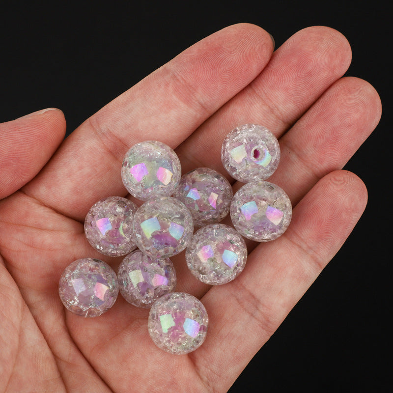 Wholesale 100PCS Acrylic Diy Round Beads