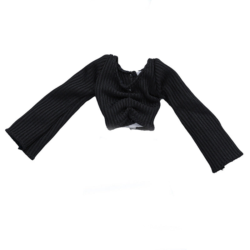 Wholesale Fresh Style Mini Design 11 Inch Autumn Clothes Single Piece Doll Clothes Fashionable for Teenagers