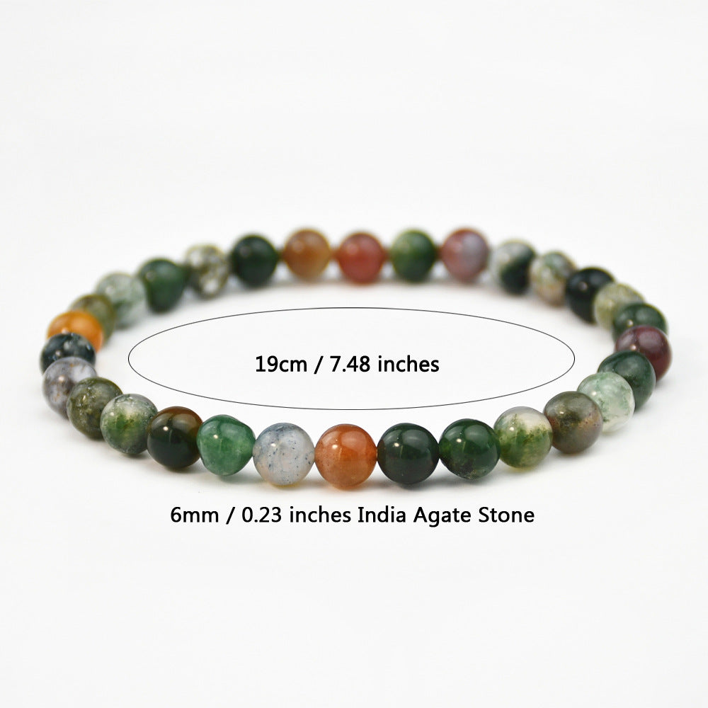 Wholesale of New Chinese Style Colorful Natural Stone Beaded Bracelets
