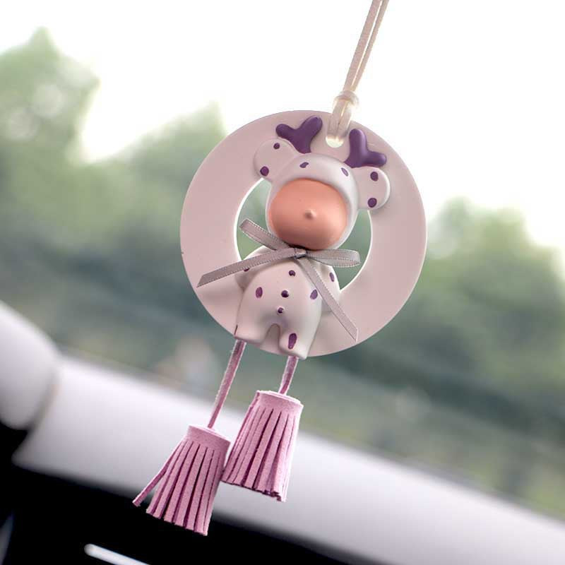 Wholesale of Deer Mounted Fragrance Expanding Stones Pendants