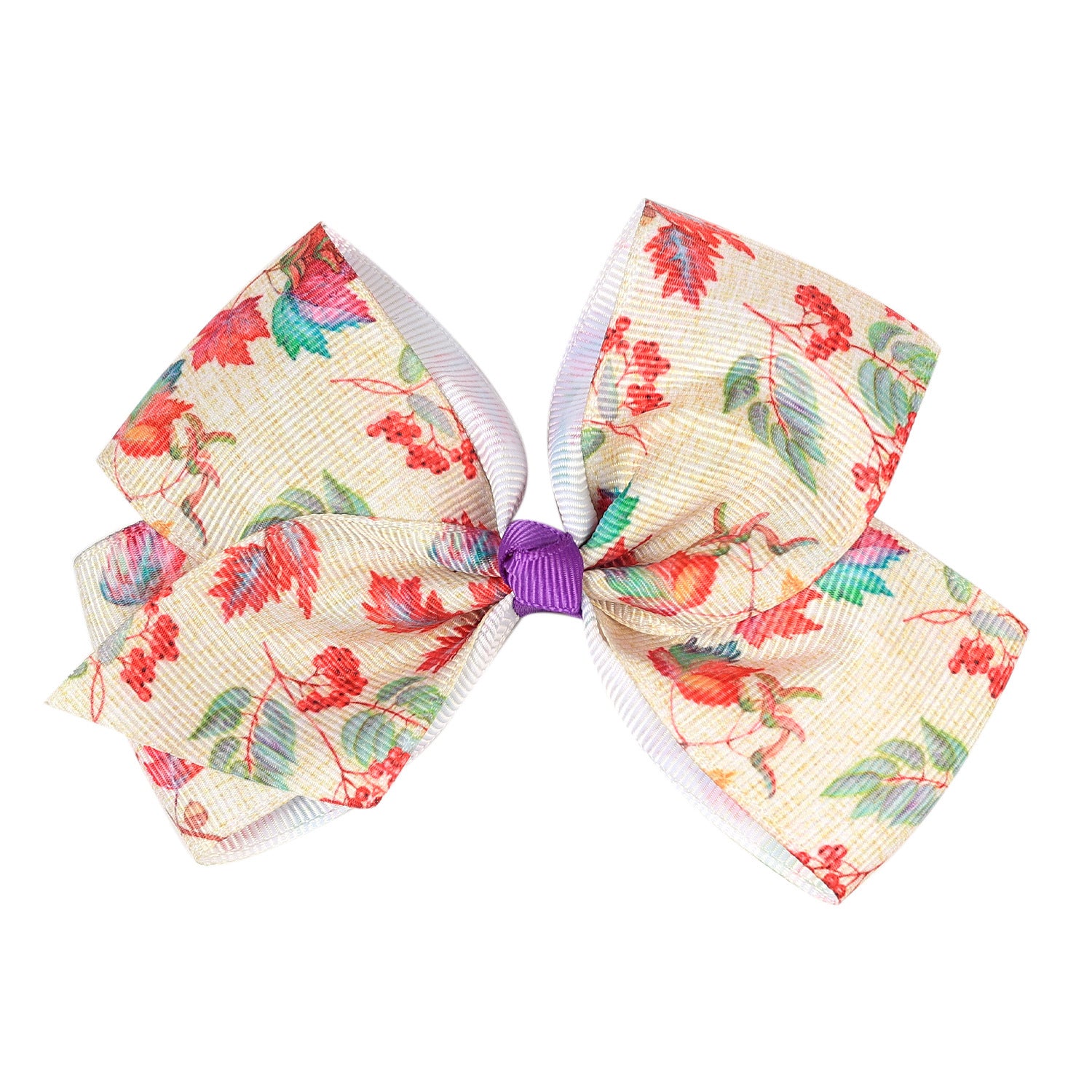 Wholesale Halloween Pumpkin Print Bow Hair Clip