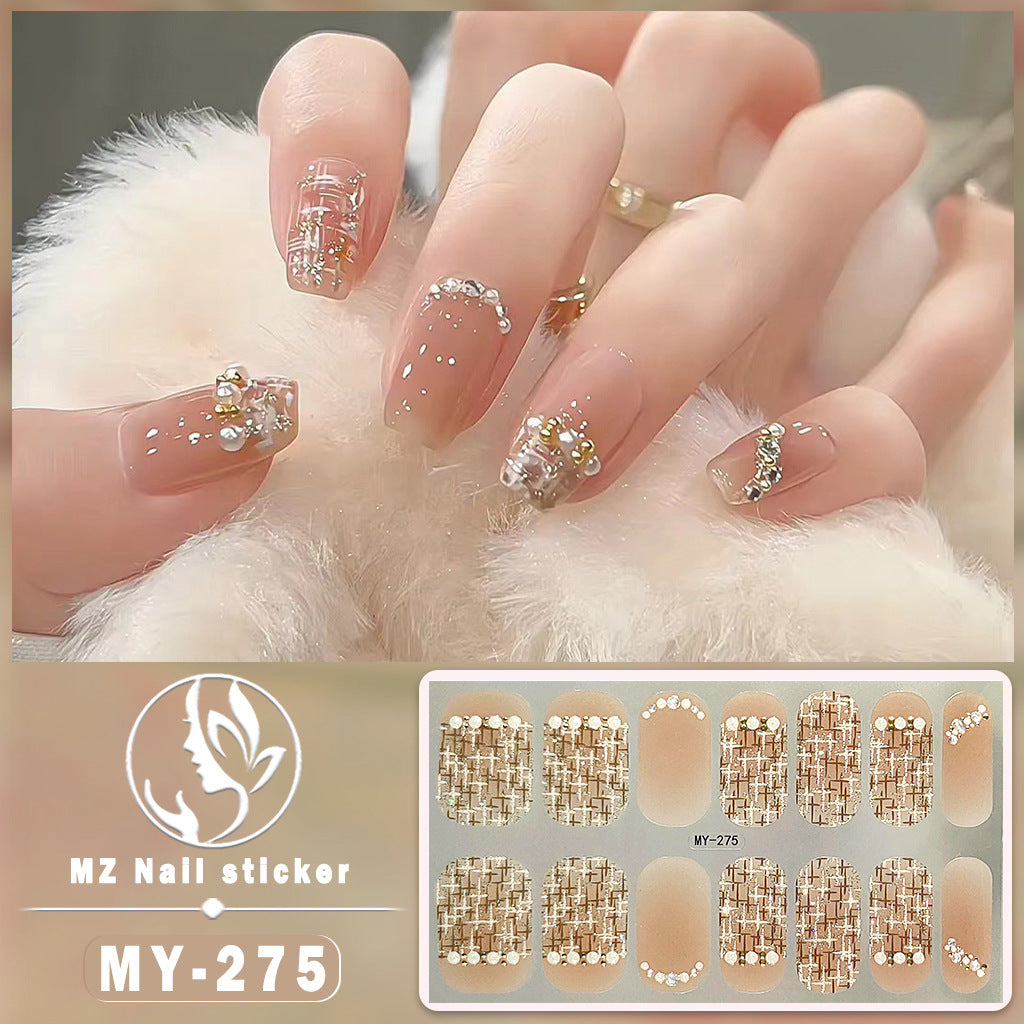 Wholesale MY Butterfly Baking Free Gel 5D Waterproof Diamond Like Nail Polish Stickers