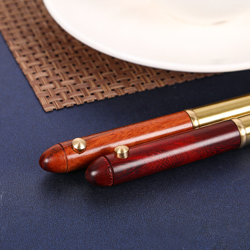 Wholesale Wooden Pen Body Brass Signature Pen