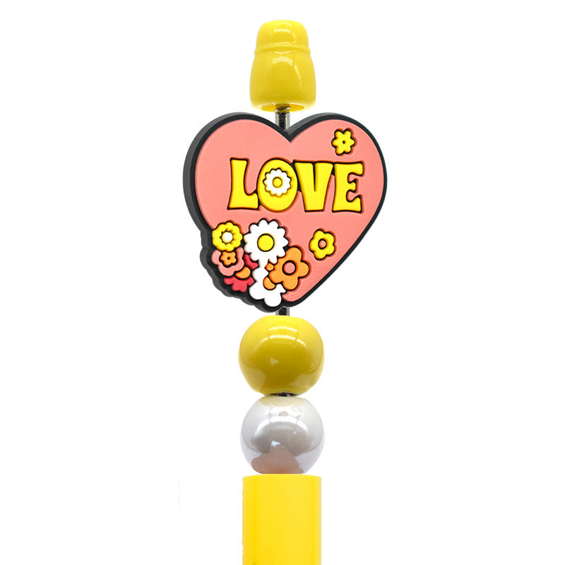 Wholesale  Random 100pcs  High-value love and peace personalized beads