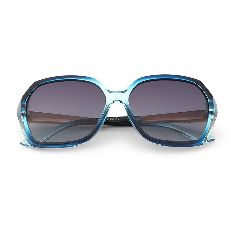 Wholesale Metal Square Large Frame PC Sunglasses
