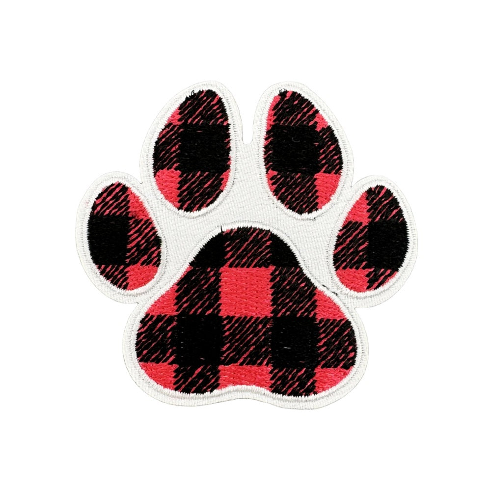 Wholesale Cute colorful bear paw fabric patch embroidery