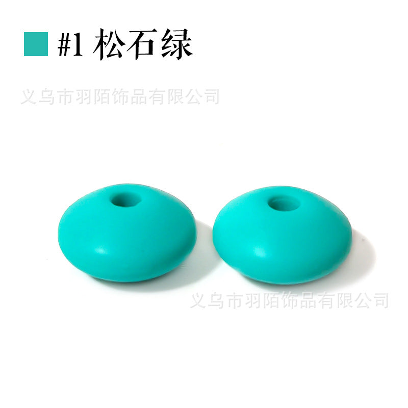 Wholesale 100PCS Silicone Abacus Beads