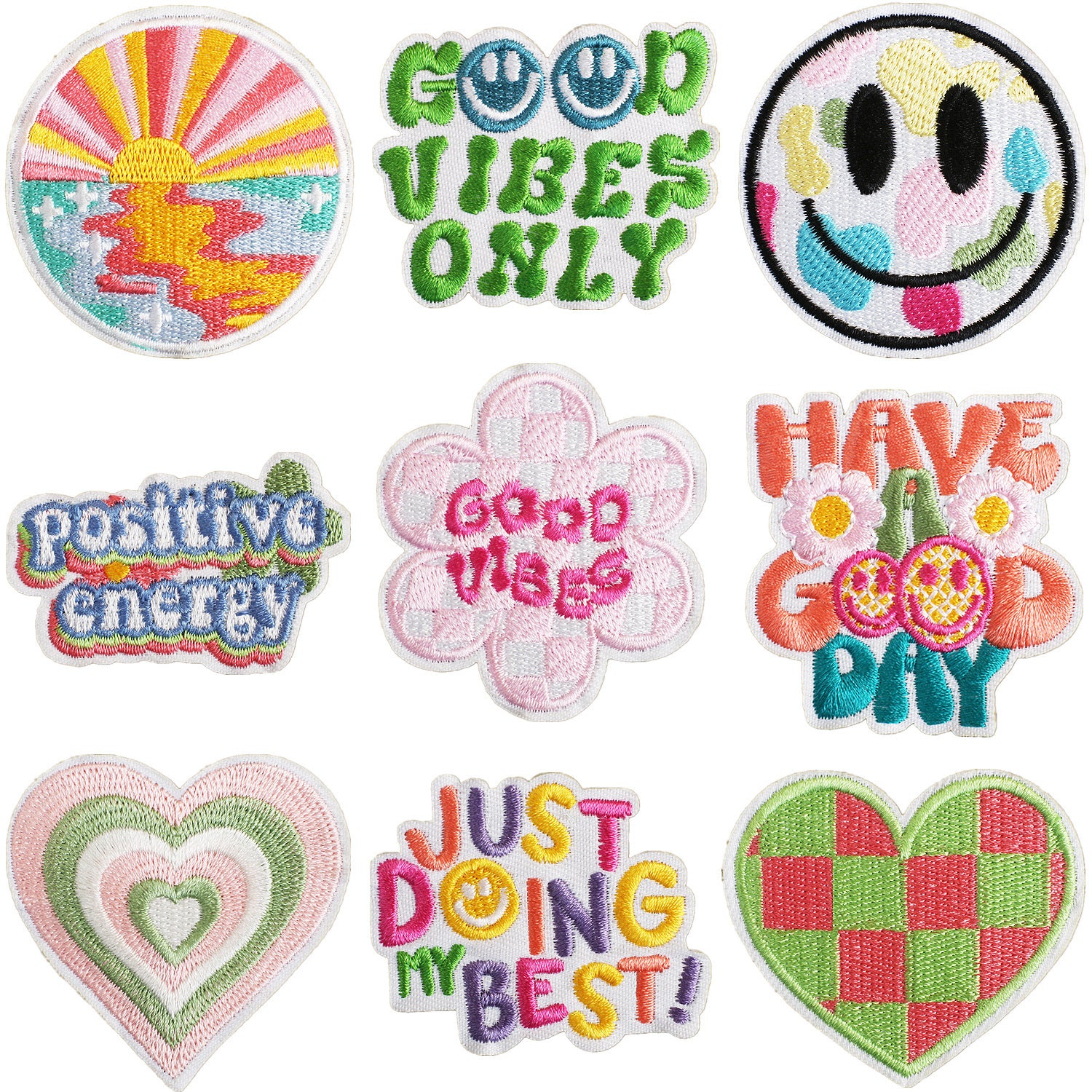 Wholesale energy embroidery cloth stickers