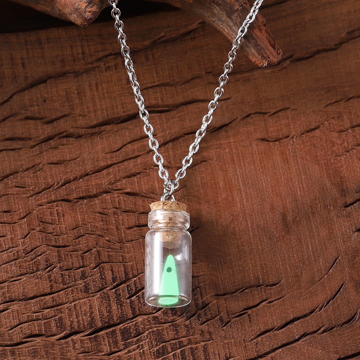 Wholesale luminous ghost small pendant earrings necklace ear jewelry