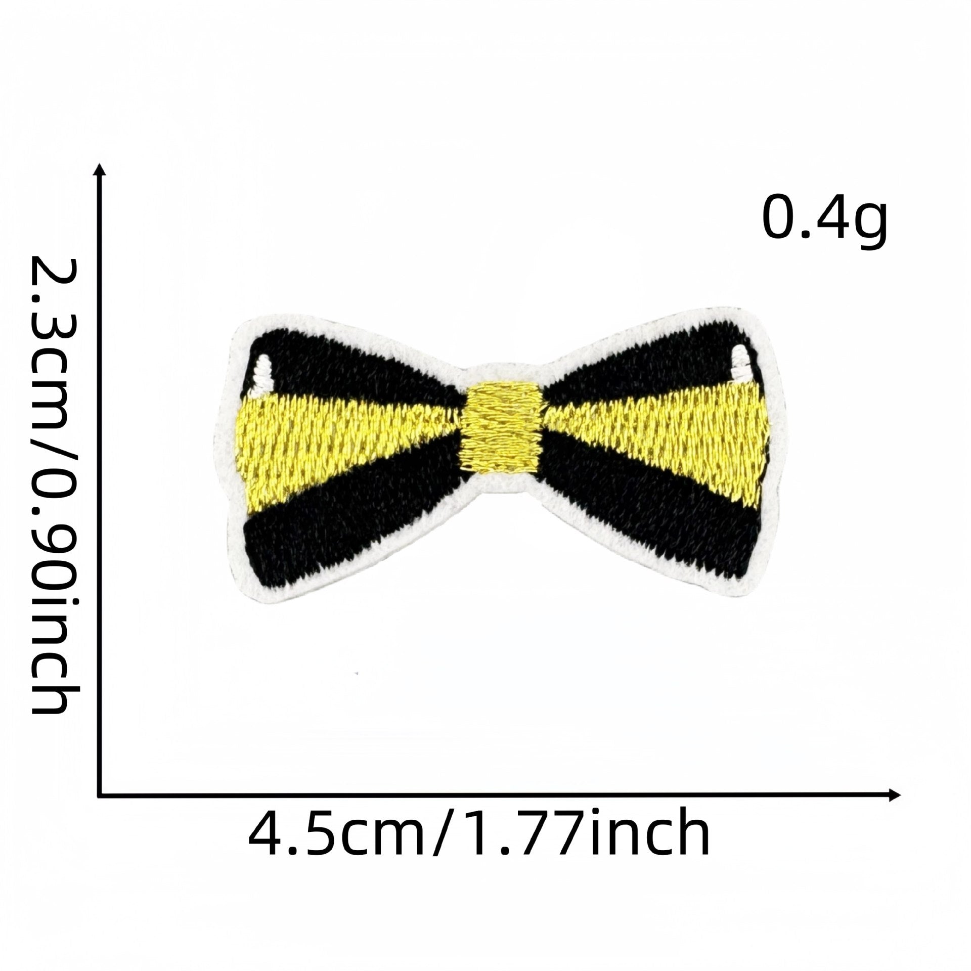 Wholesale Black gold graduation season embroidery patch clothing accessories ironing hot melt glue