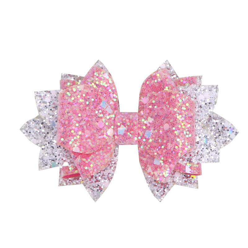 Wholesale Diy Flash Cloth Leather Bow Rubber Band Buckle Cup Straw Accessories