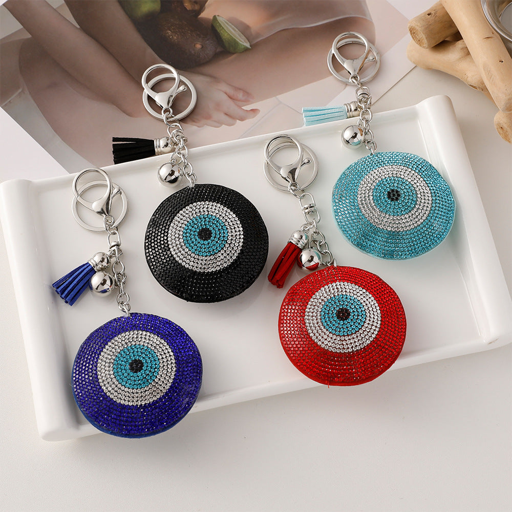 Wholesale Hot Diamond Devil's Eye Keychain