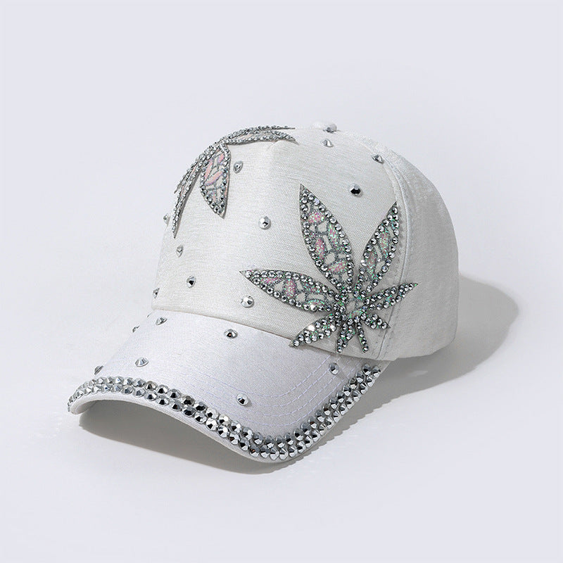 Wholesale Cotton Shiny Diamond Studded Baseball Caps