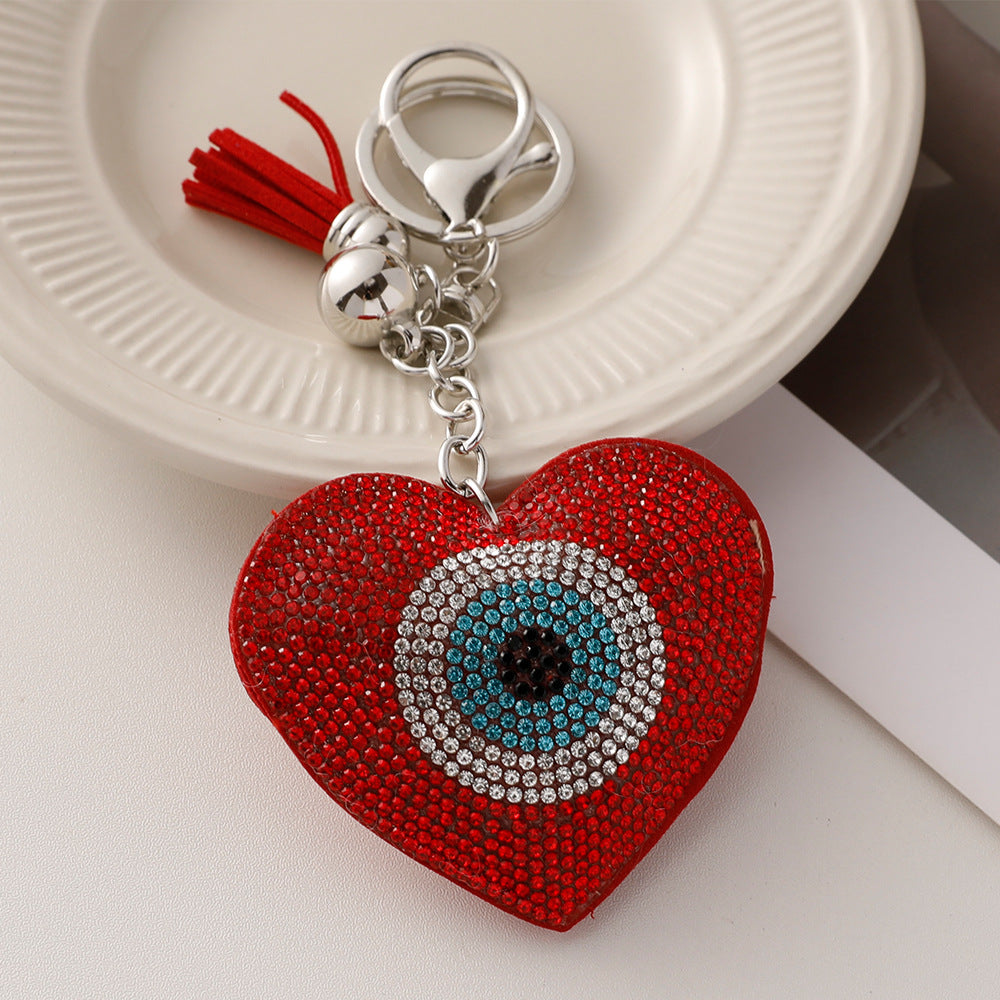 Wholesale Hot Diamond Devil's Eye Keychain