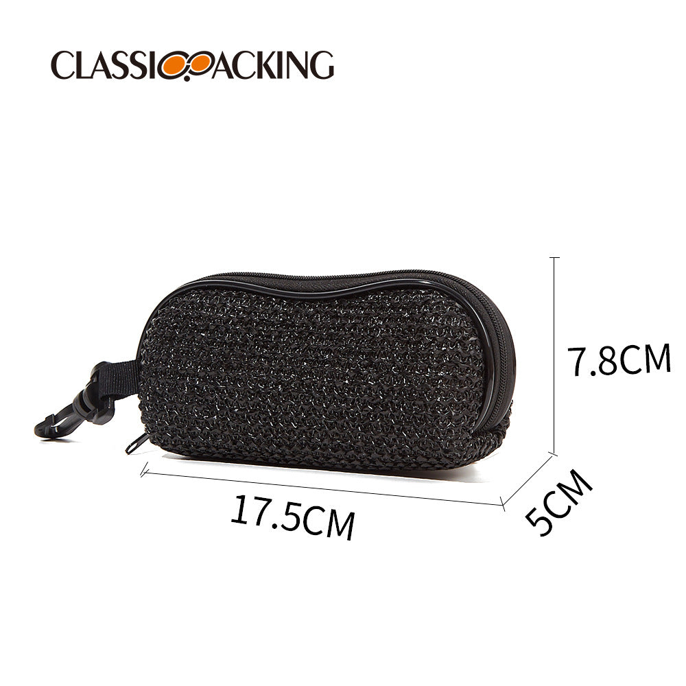 Wholesale Pp Grass Zipper Lipstick Key Can Be Hung in Portable Carry-on Bag