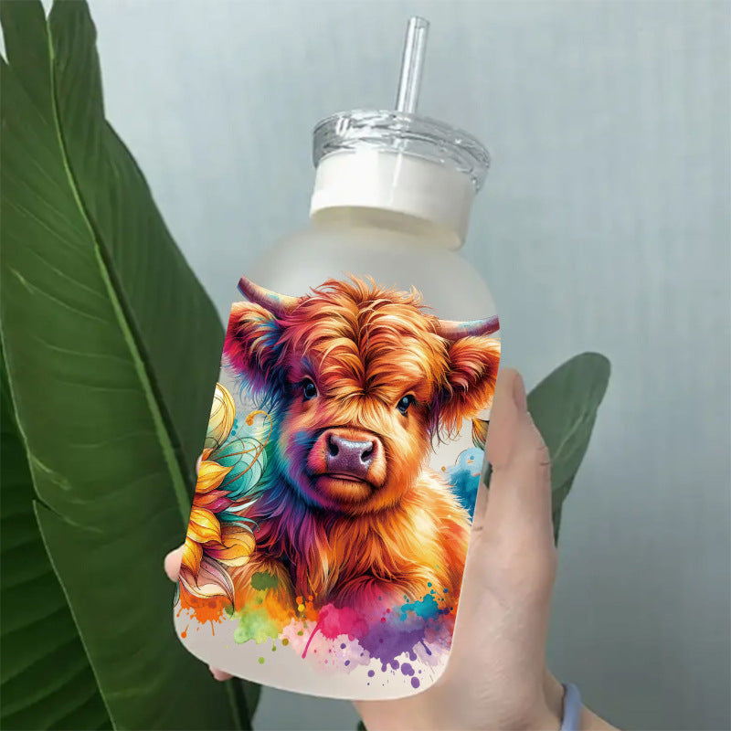 Wholesale UV Transfer Paste Glass Crystal LabelSpecial Paste for 16oz Glass Cup