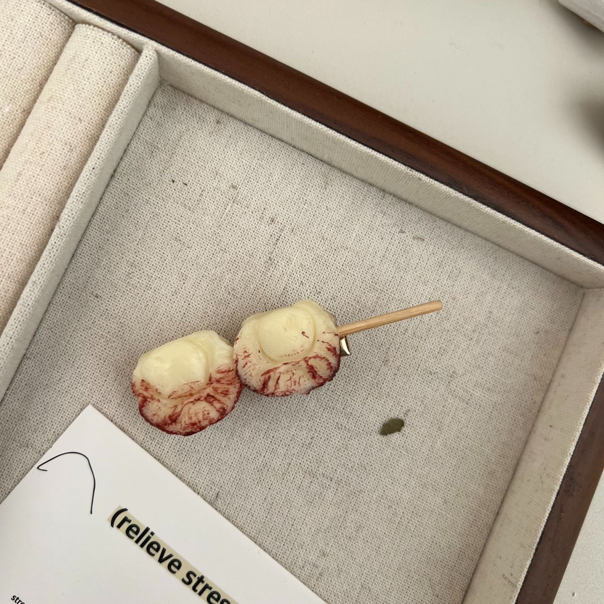 Wholesale Funny and Funny Simulation Food Grilled Skewers Hairpin