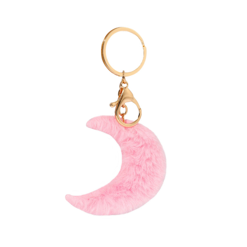 Wholesale Moon Plush Keychain