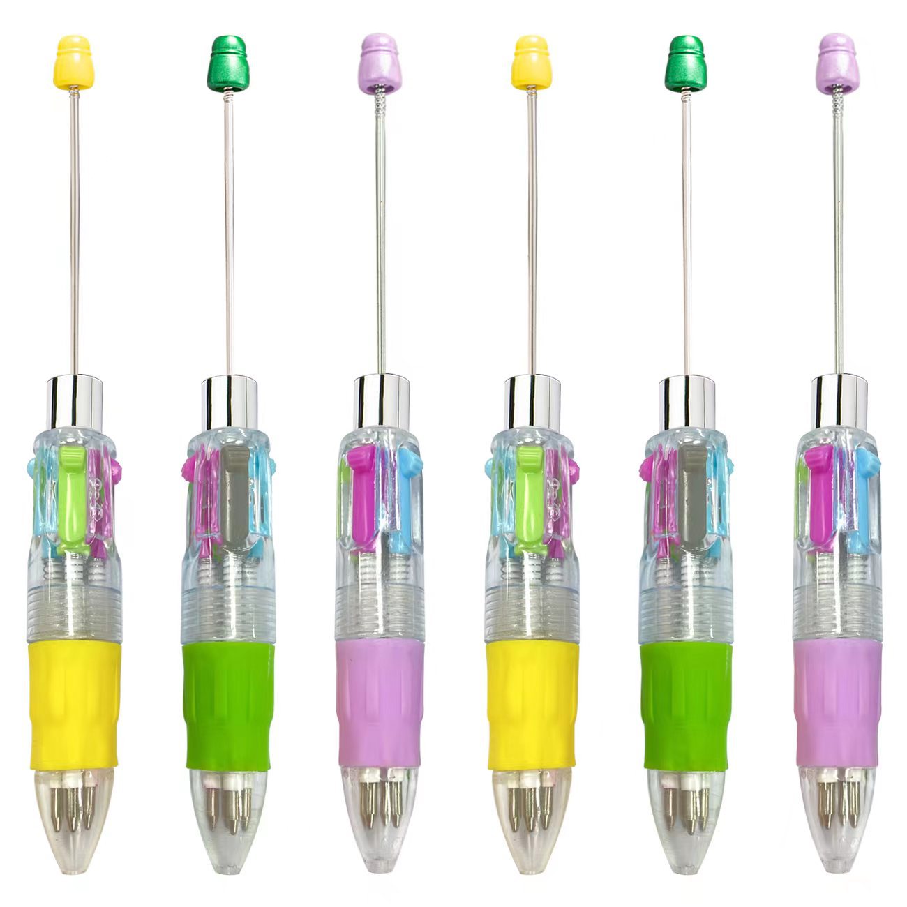 Wholesale Beadable Pens Multi Color Refills DIY for Beaded Plastic Pen