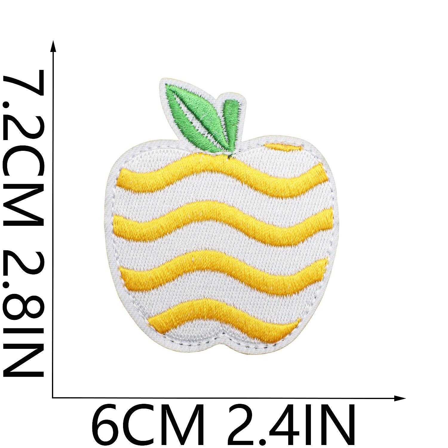 Wholesale Artistic Apple Embroidery Patch